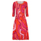 AW24 NEW | 3/4 Sleeve Smash Pocket Dress - Prints | Alquema