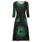 AW24 NEW | 3/4 Sleeve Smash Pocket Dress - Prints | Alquema