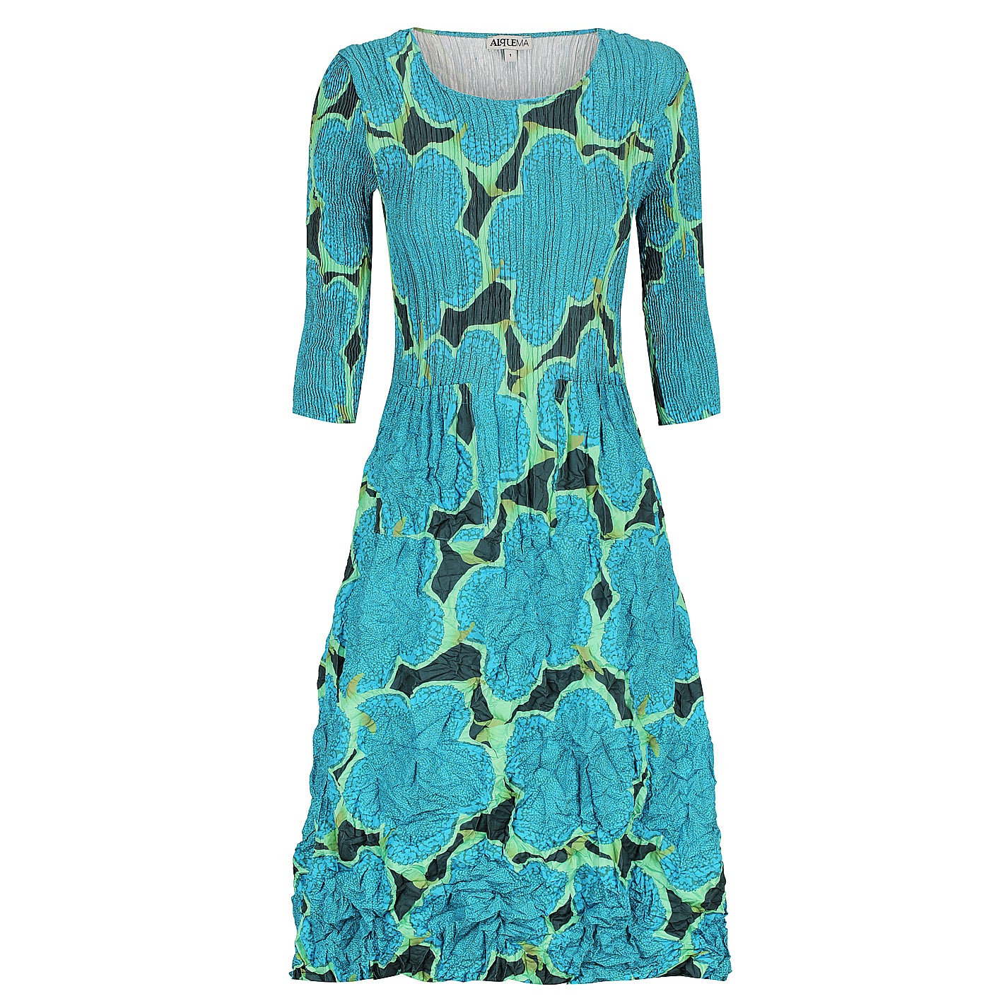 NEW | 3/4 Sleeve Smash Pocket Dress - Prints | Alquema