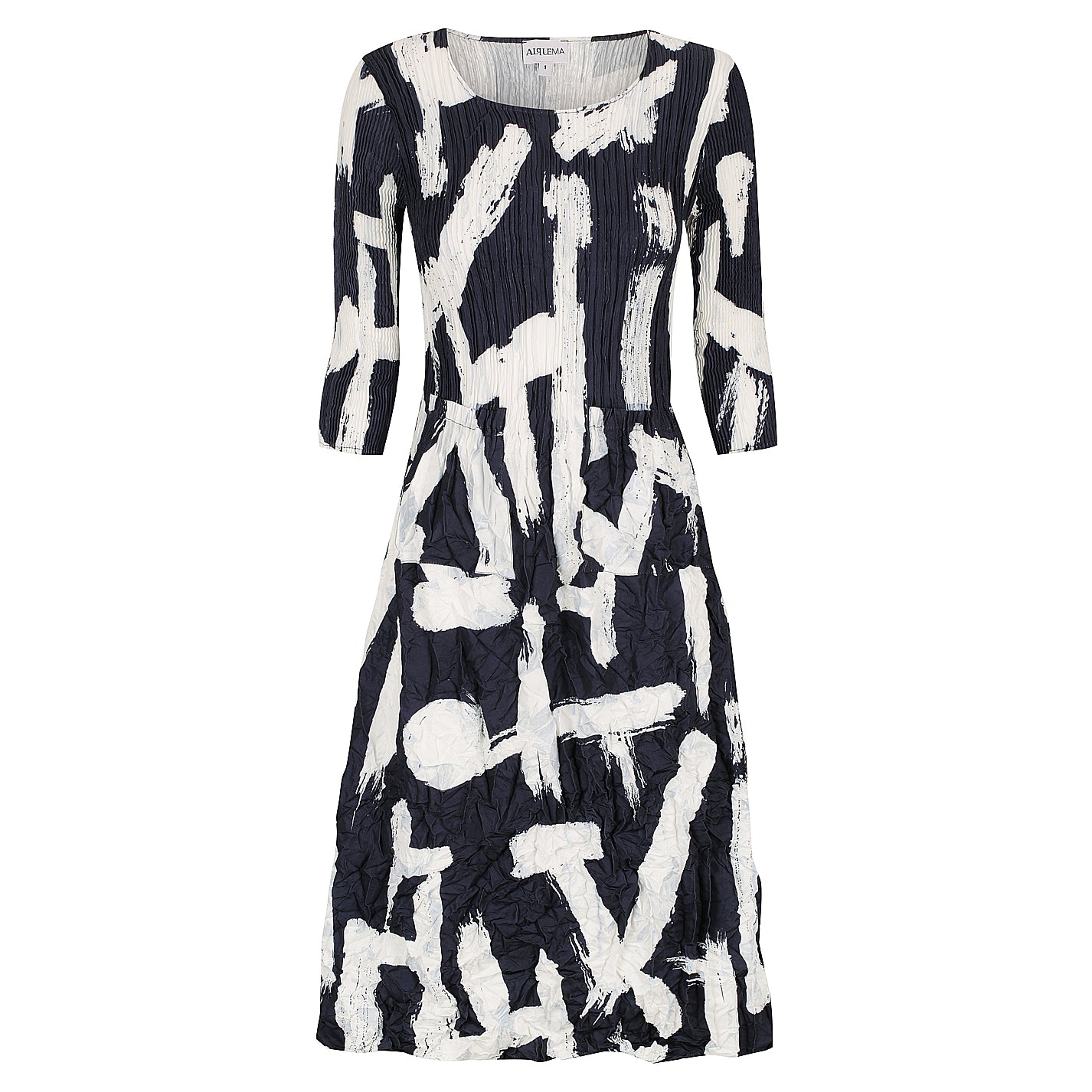 3/4 Sleeve Smash Pocket Dress - Prints | AW24