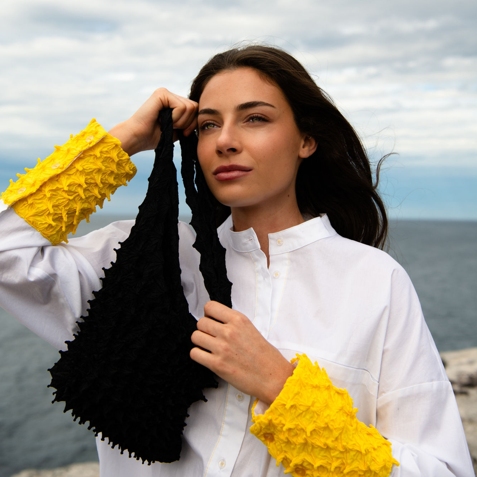 Spiky Shibori Bag