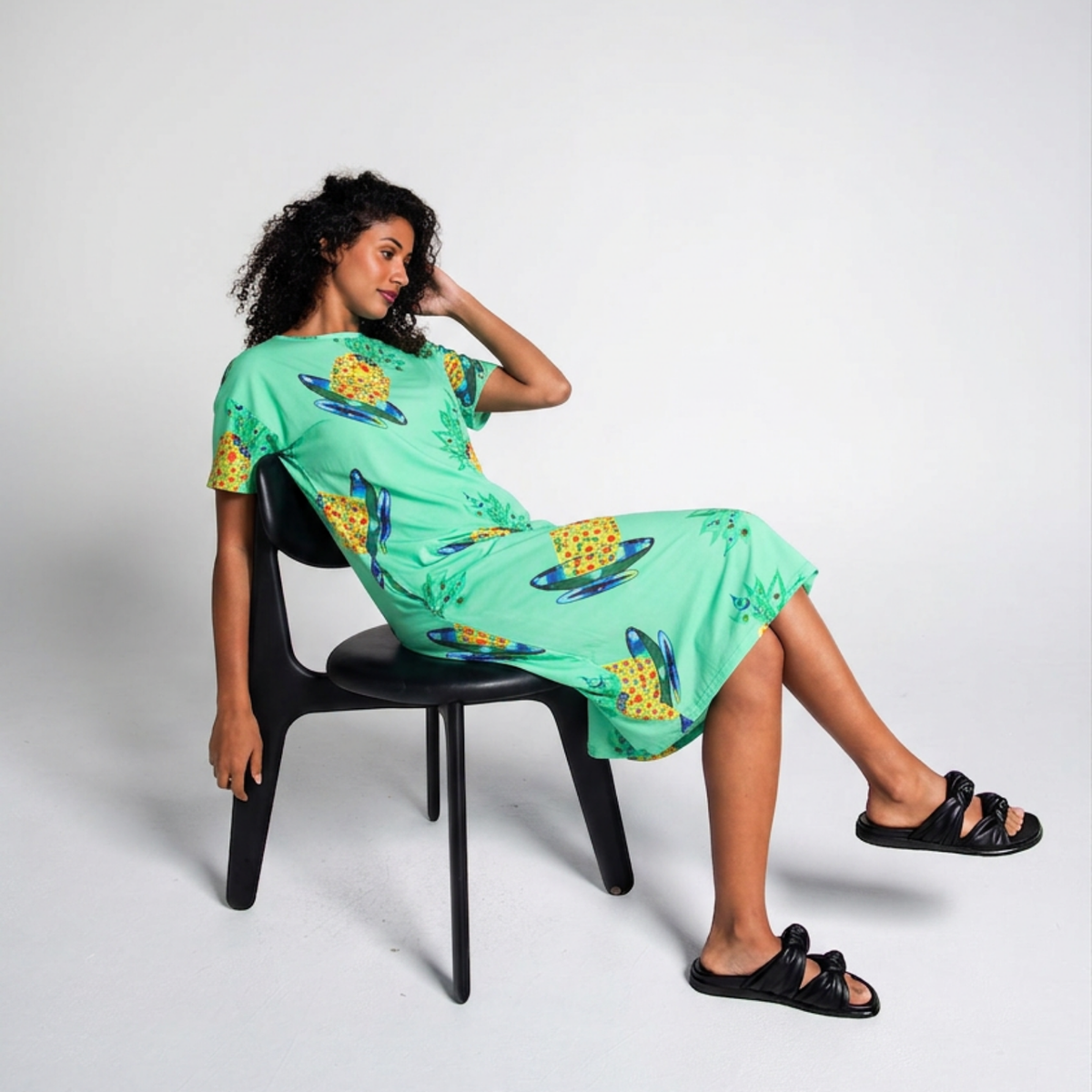 Short Sleeve Bamboo Dress