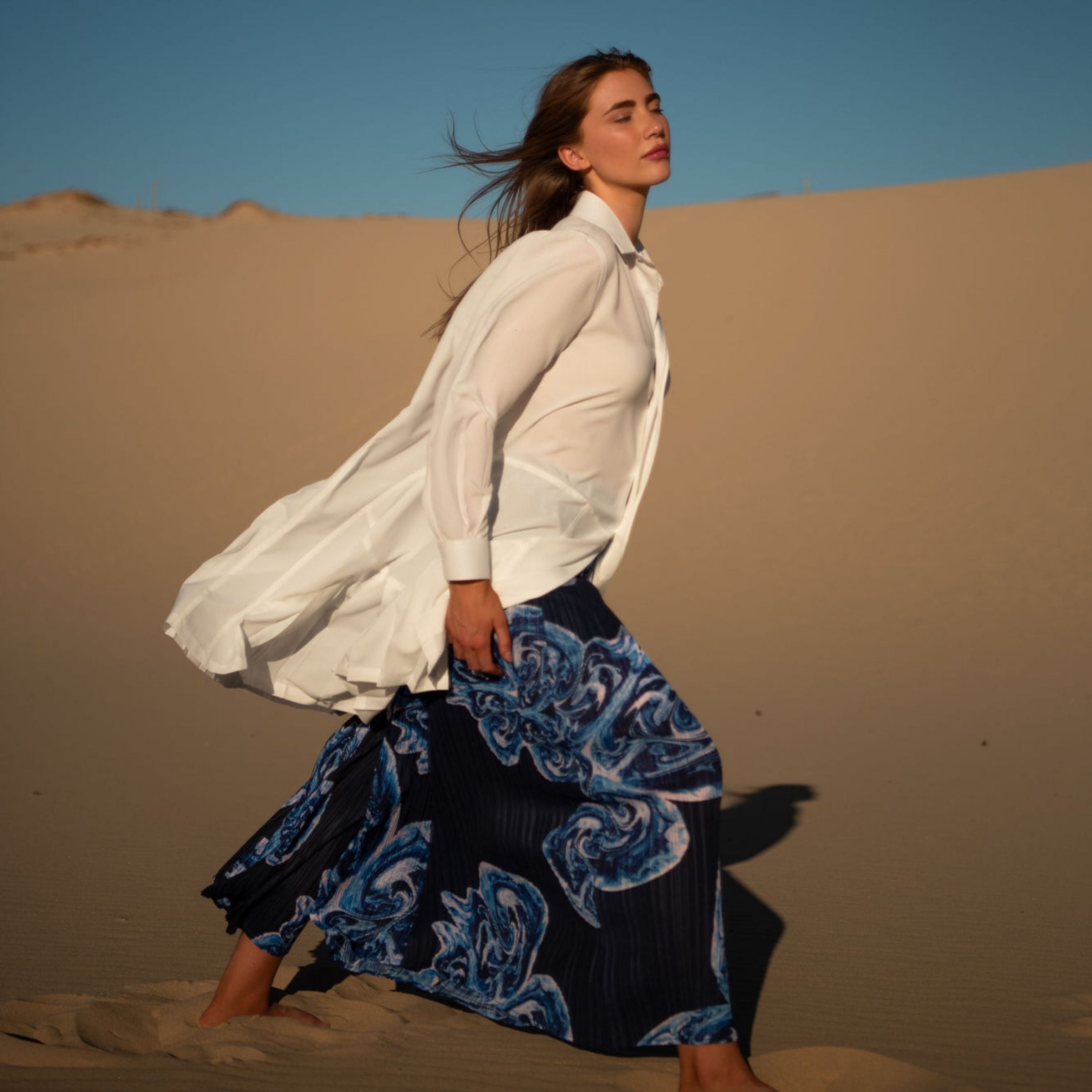 Simply Pleat Swing Pant - Prints