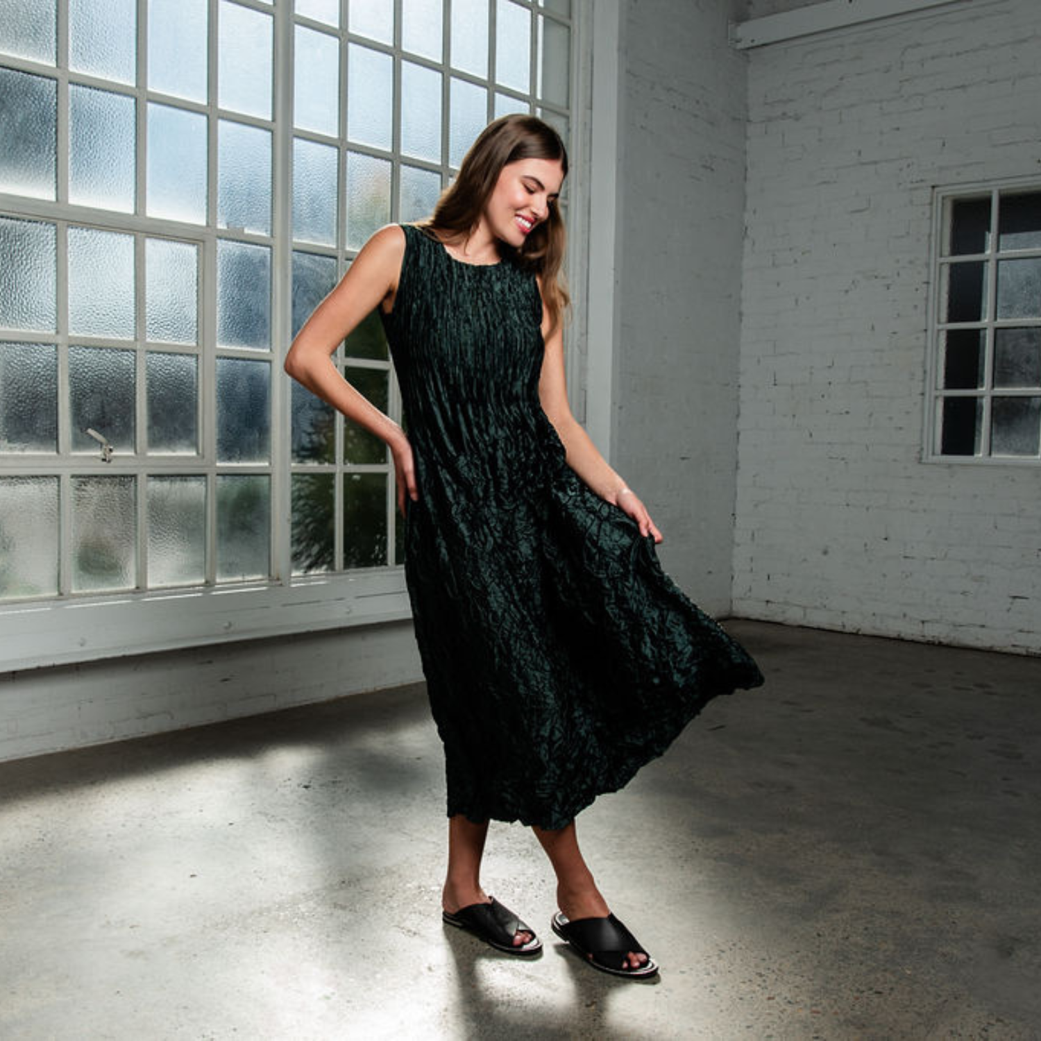 Pippi Smash Dress - Glossy
