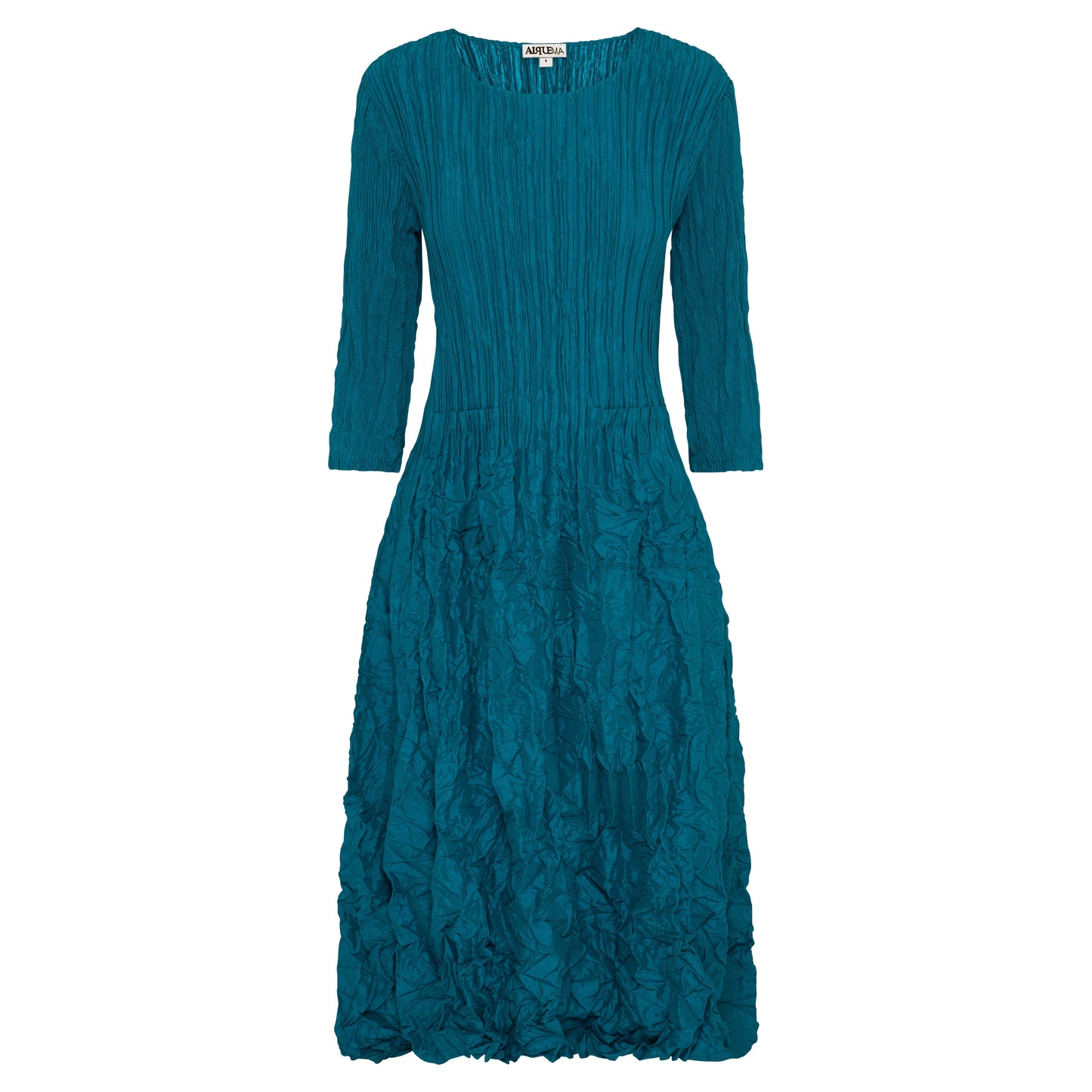 AW24 NEW | 3/4 Sleeve Smash Pocket Dress - Plain Colours | Alquema