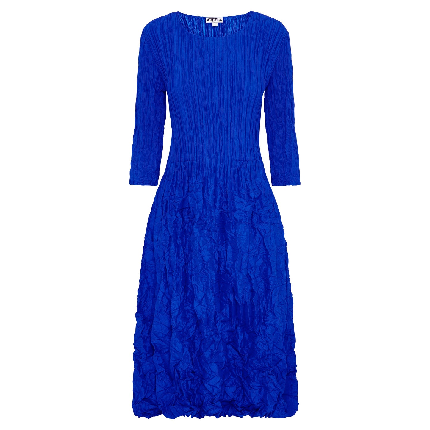 3/4 Sleeve Smash Pocket Dress - Plain Colours | Alquema